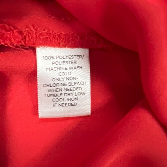 Express Women's Long Sleeve Top Red Size Medium Pocket - Picture 9 of 9